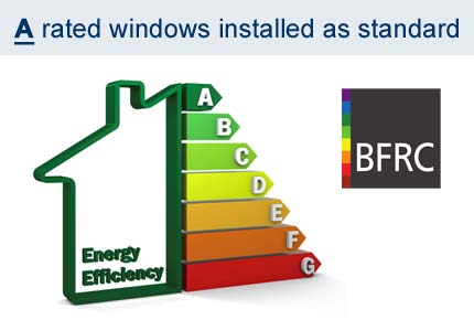 A Rated windows installed as standard